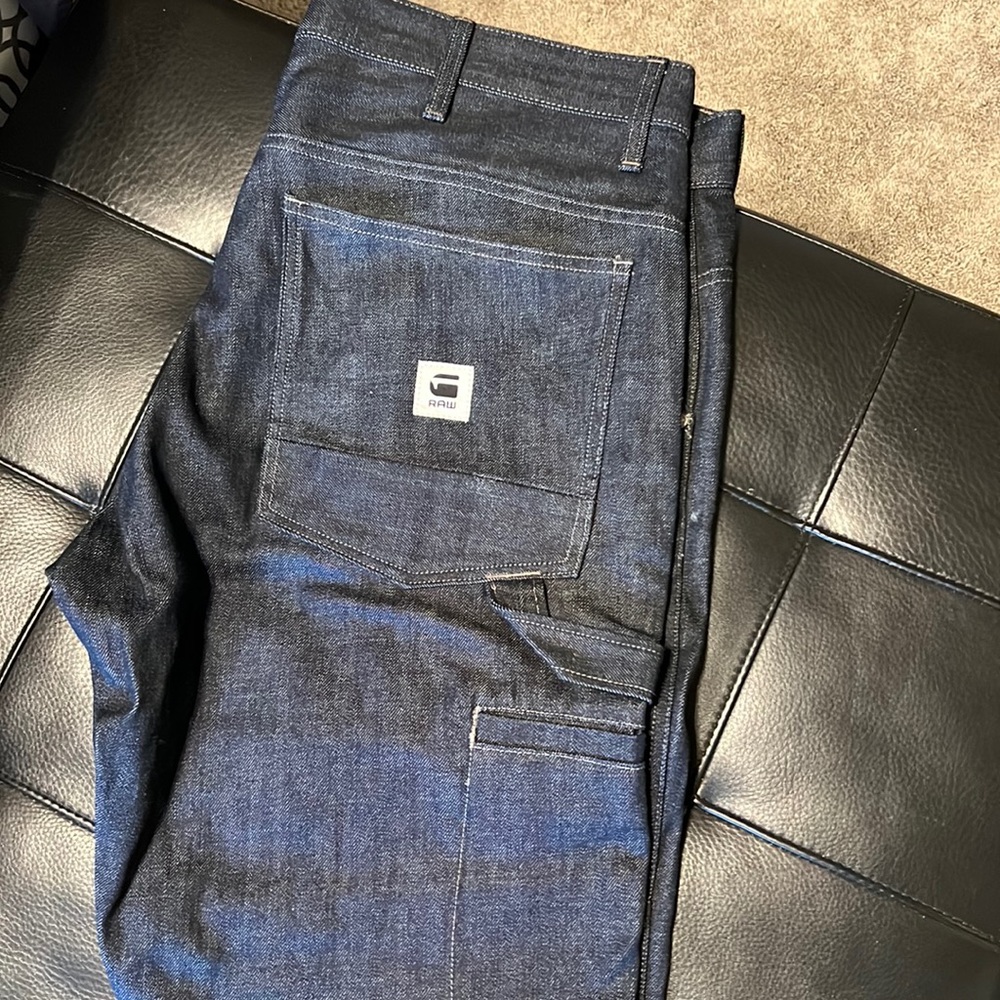 G-Star RAW men’s faeroes straight tapered jeans W36, L36. Brand new!